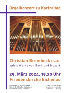 Orgelkonzert Brembeck